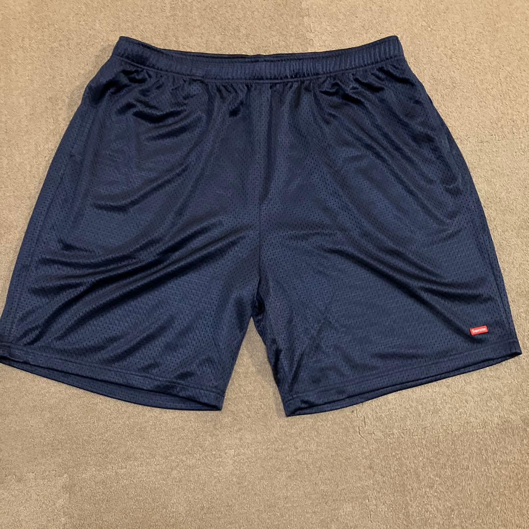 Supreme ネイビー ハーフパンツ