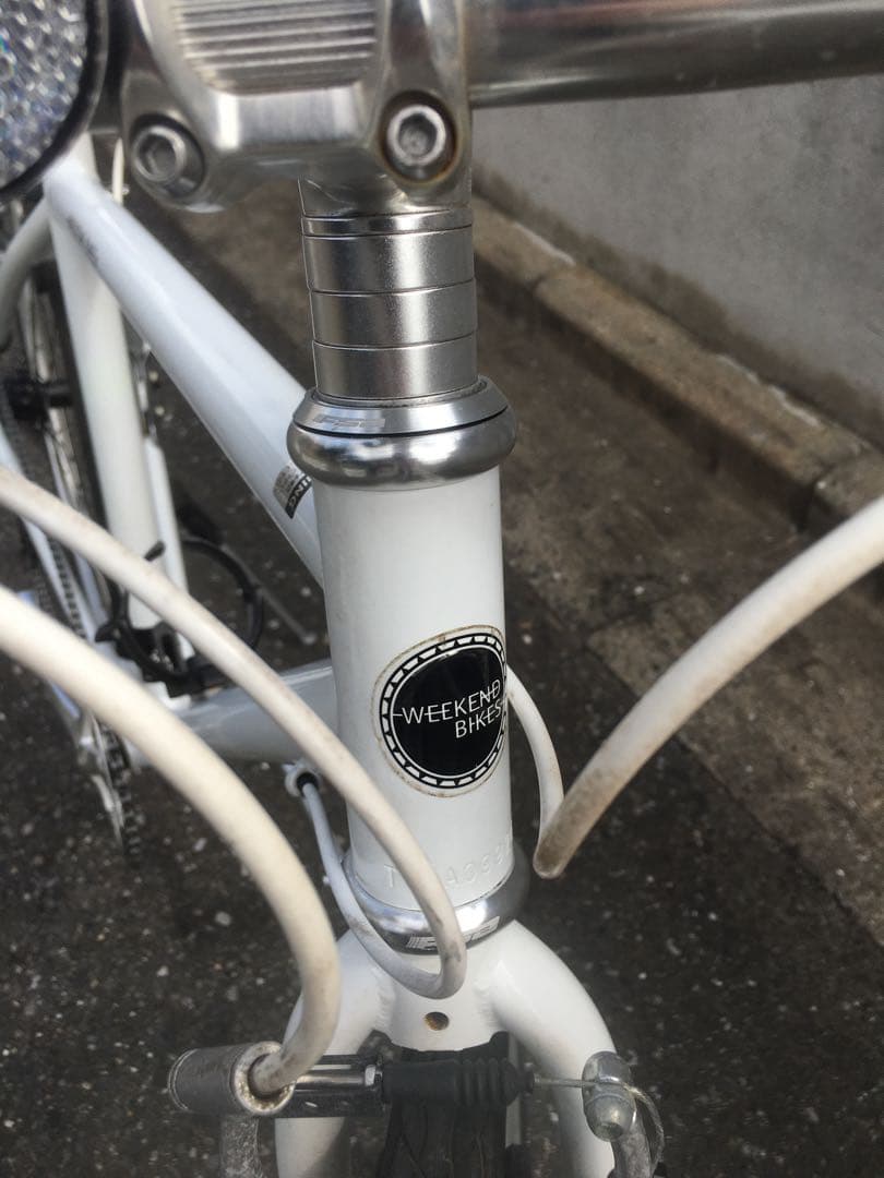 整備済 クロスバイク 自転車 子供 女子 26インチ 美品 綺麗 ホワイト 白