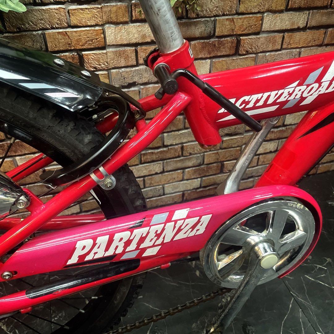 【23】子供用自転車 子供車 PARTENZA レッド 22インチ