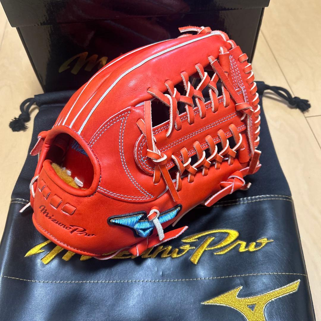 ミズノプロ　硬式内野手用　ダイバーシティブルー