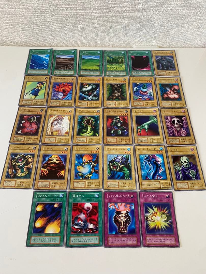 遊戯王 初期 Booster+Starter ノーマル 字レア 158枚 まとめ