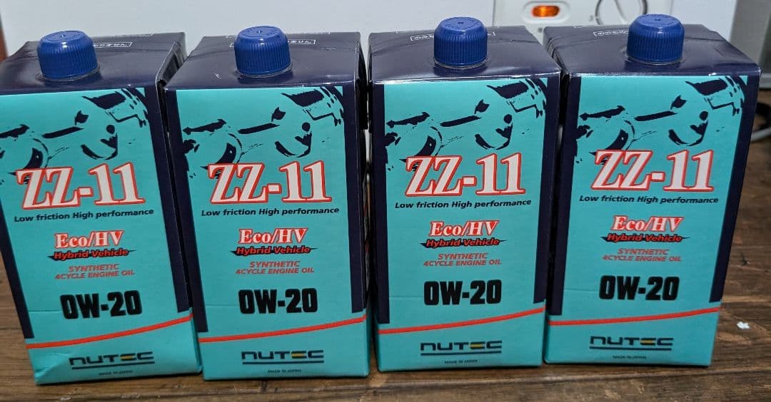 NUTEC ZZ-11 エンジンオイル 0W-20 4本セット　新品未開封