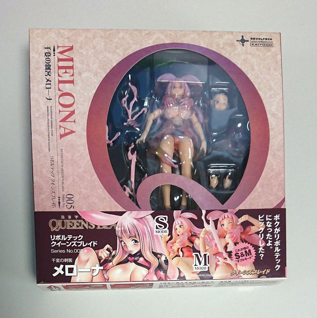 【開封済未使用】千変の刺客 メローナ リボルテック クイーンズブレイド チップ無