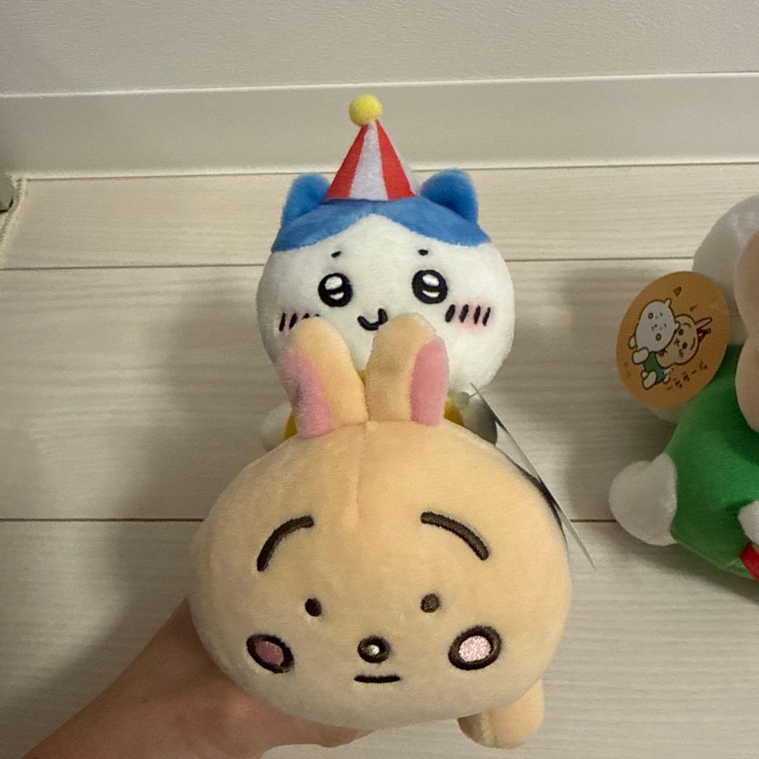 ちいかわらんど　ぴーぽぽぬいぐるみ　ちいかわ　ハチワレ　ウサギ　3体セット