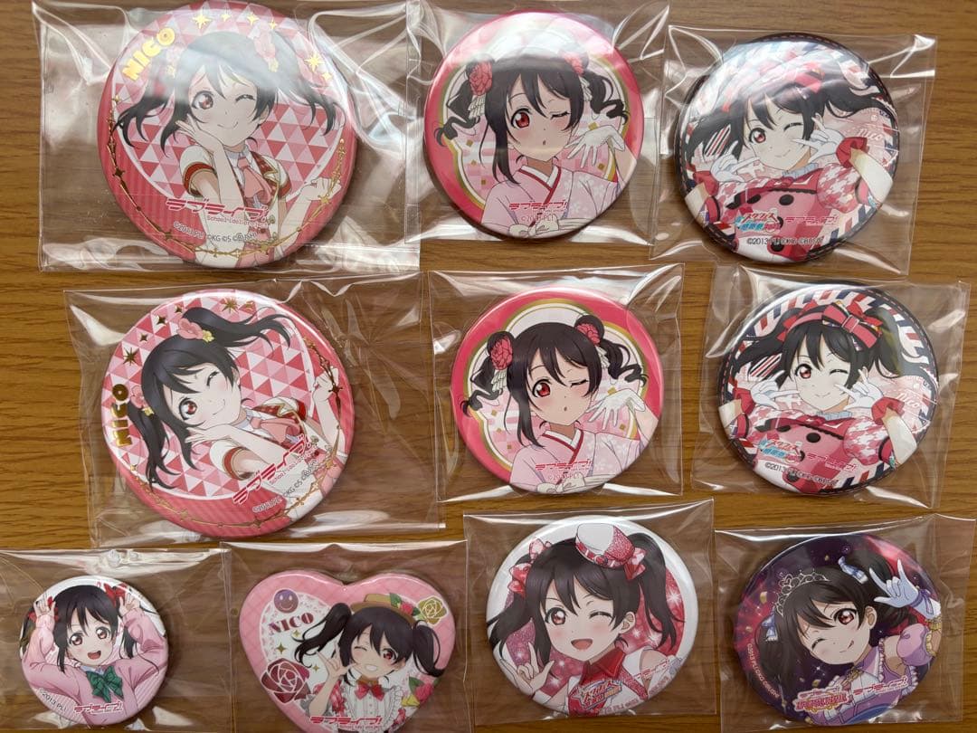 ラブライブ！μ's 矢澤にこ 缶バッジ まとめ売り