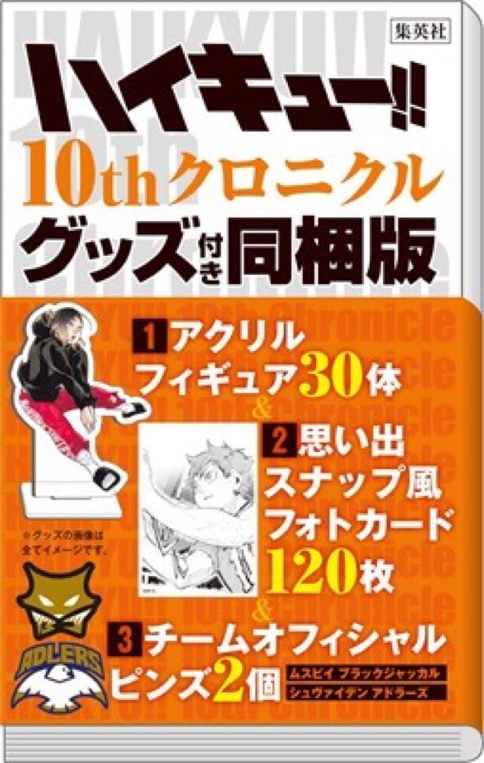 ハイキュー　クロニクル　同梱版　思い出スナップフォトカード　アクリルフィギュア