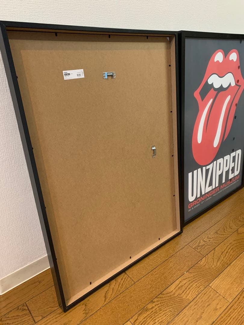 【ラスト1枚、額付】ローリングストーンズ展ポスター② ROLLINGSTONES