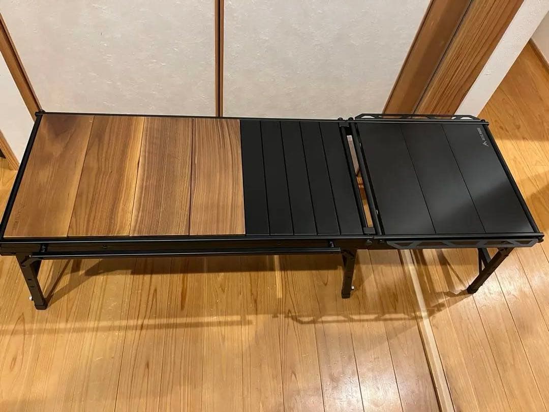 ラーテルワークス　ウッドパネルテーブル&エクステンションユニット　収納袋　セット