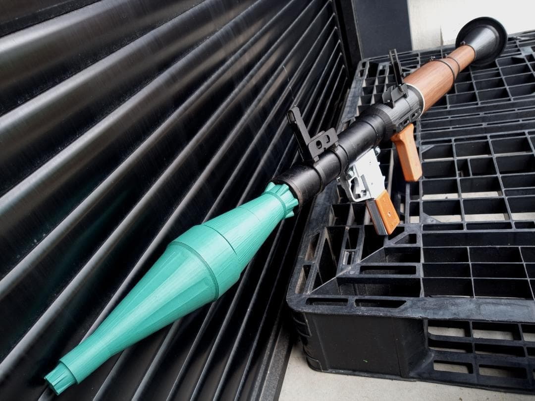 フルスクラッチ RPG-7 ロケットランチャー 3Dプリンター 成形 P