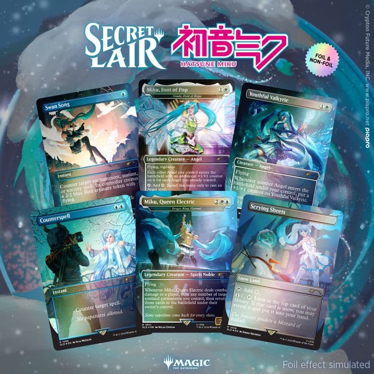 Secret Lair Hatsune Miku Winter Diva 日本語