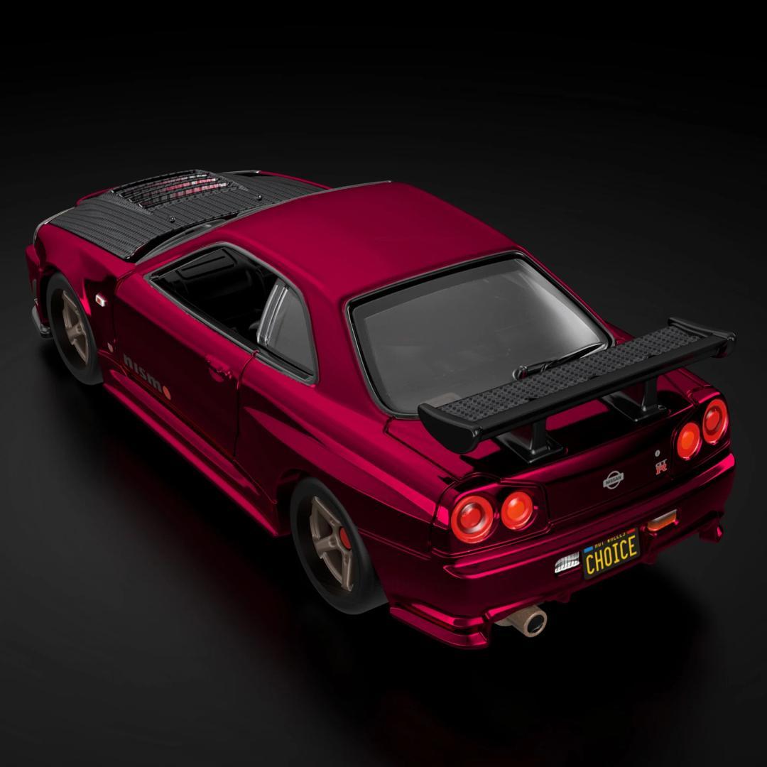 新品 ホットウィール RLC 日産スカイライン GT-R BNR34 レッド
