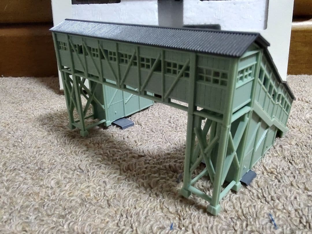 鉄道模型セット 駅舎 プラットフォーム Nゲージ