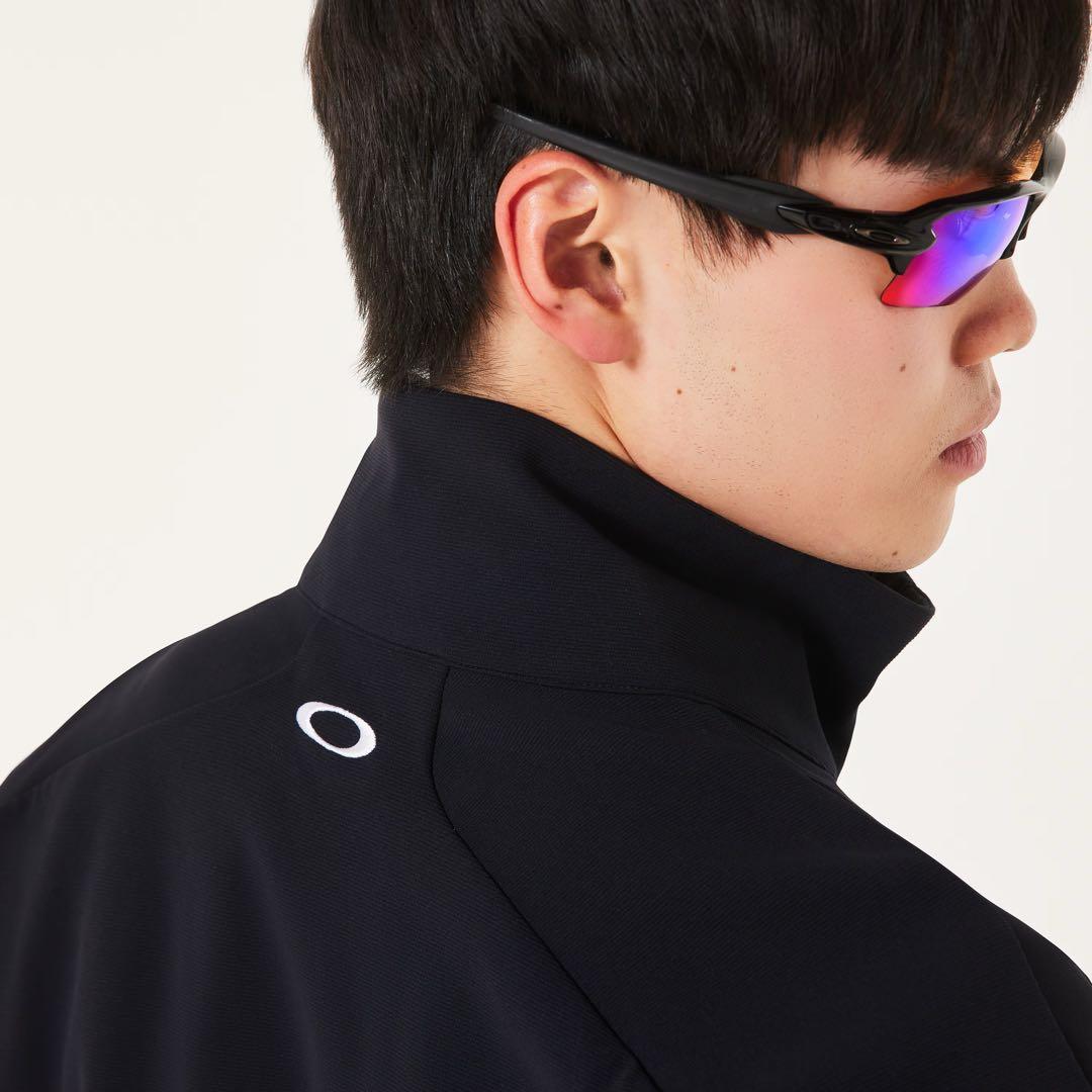 OAKLEY オークリーゴルフ トラックジャケット ブラック M