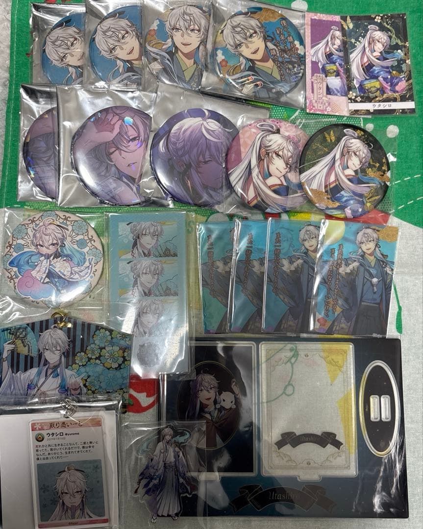 幽幻ロマンチカ ウタシロ 中国アクスタ ホロ缶バッジ セット