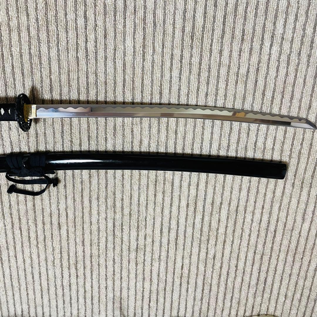 高級本格居合刀 模造刀 日本刀 武具 刀剣 のたれ刃紋 刀 刀剣 （C06)