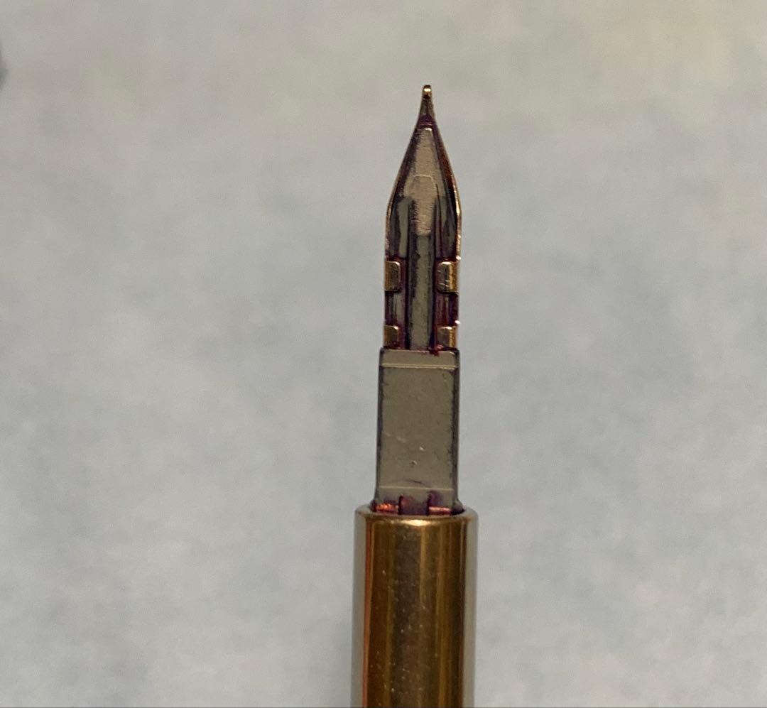 PILOT Capless 万年筆 絣 黒 F ほぼ未使用 インク付き
