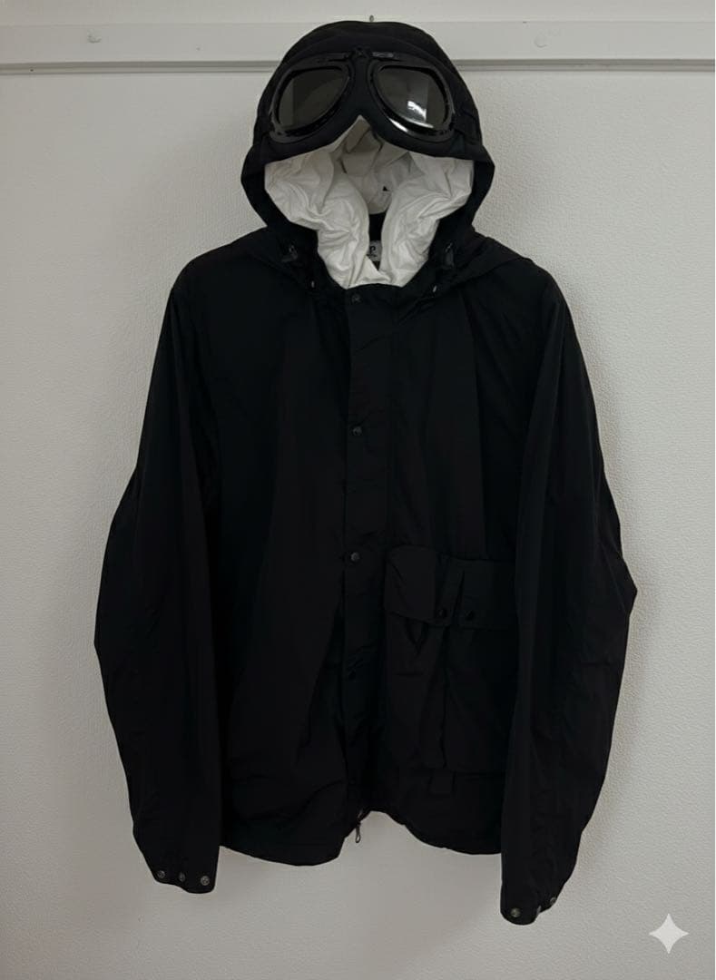 【美品】C.P. Company Chrome-R ゴーグル ジャケット 黒 L