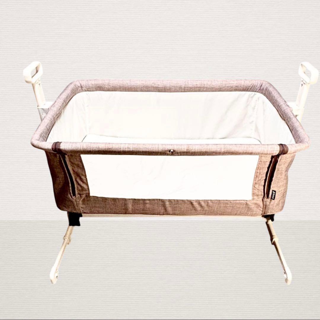 ✨美品✨ リッチェル添い寝コット 高さ 調整可 ベビーベッド