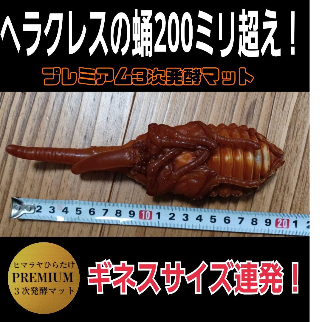 ヘラクレス181ミリ羽化実績！極上！プレミアム3次発酵カブトムシマット　100L