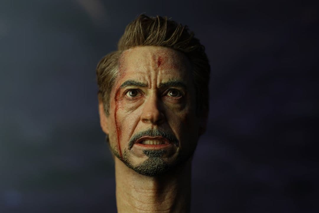 nut pizトニー・スターク ヘッドスカルプト 1/6