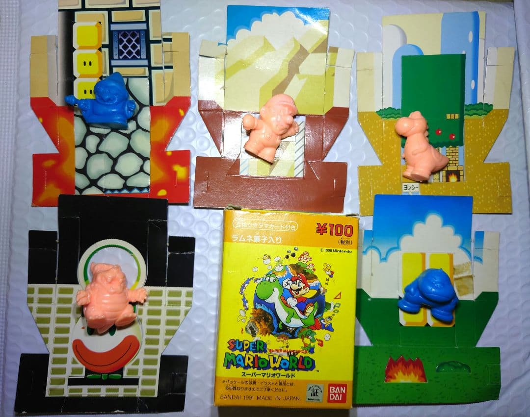 1991年 スーパー マリオ ワールド ジオラマ カードセット 当時物