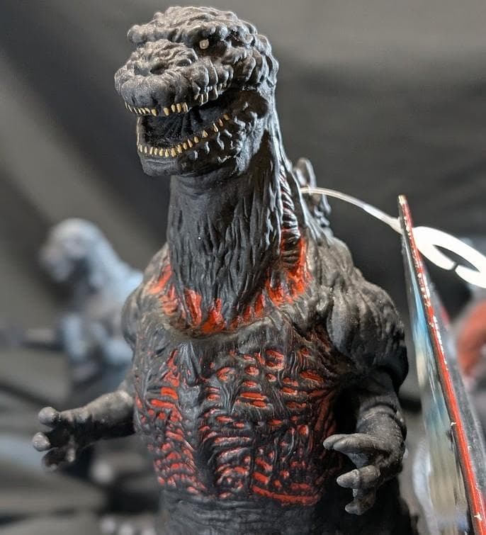 ゴジラ初代・逆襲白・シン・シェー（バンダイ）ムービーモンスターシリーズ４体セット