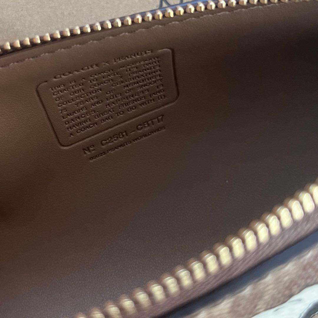 【新品未使用】COACH×スヌーピー コラボペンケース　正規品
