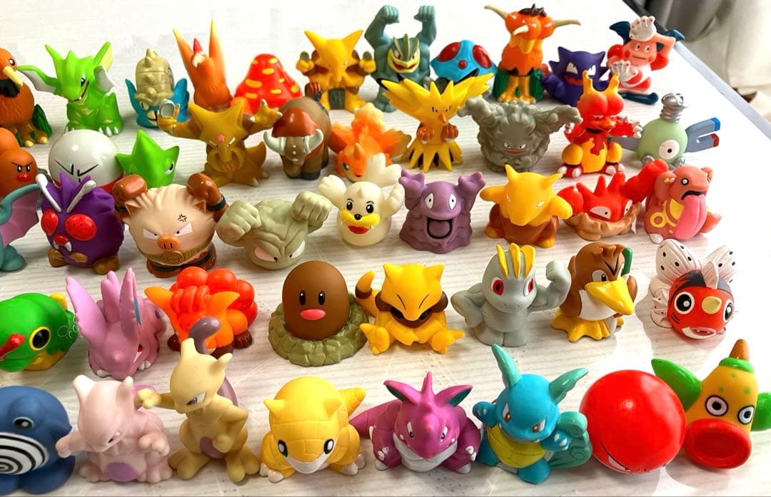 ポケモン指人形　フィギュア　初代(1996〜1998)まとめ売り　76個 美品