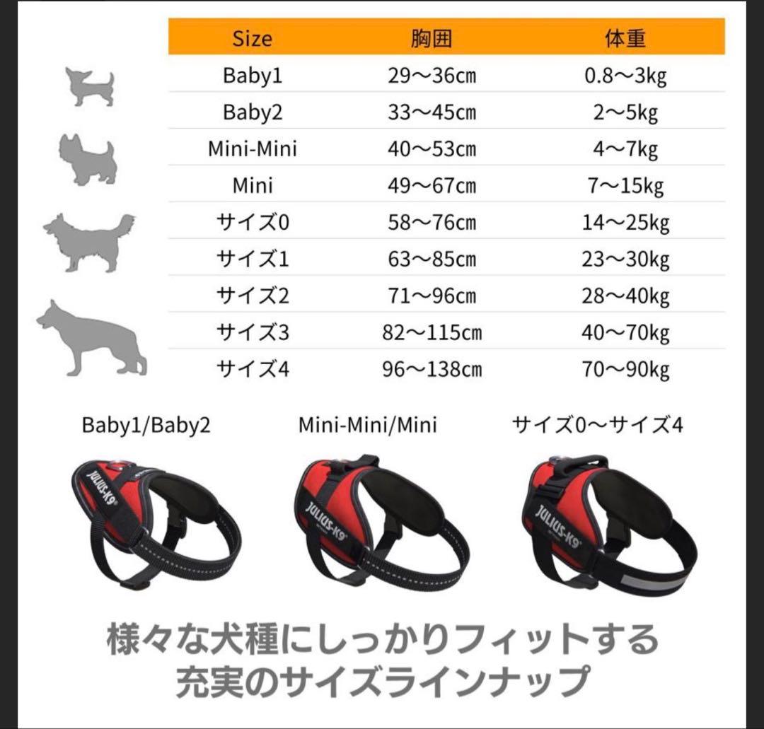 JULIUS-K9 ハーネス 緑 赤 2個セット サイズ0 中古