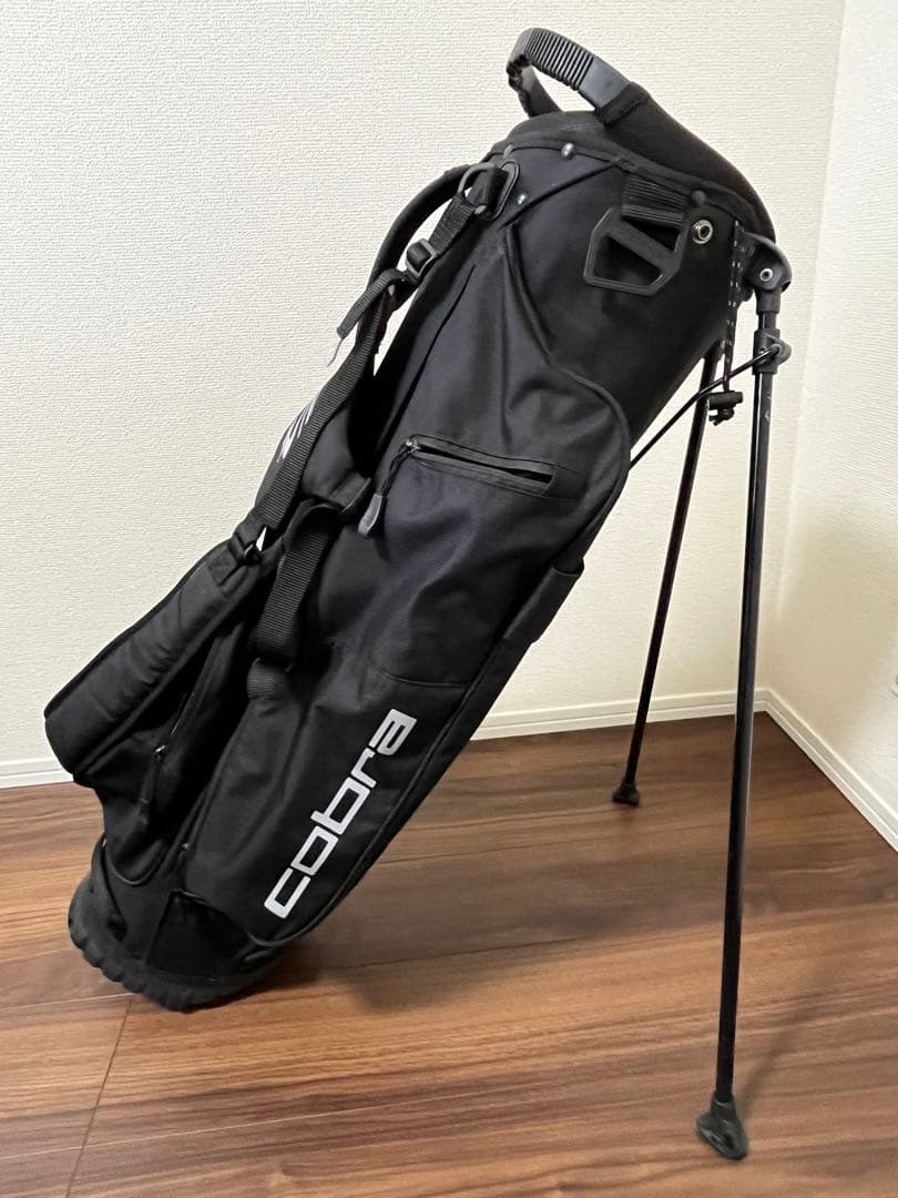 Cobra コブラ スタンドゴルフバッグ 黒 中古 美品
