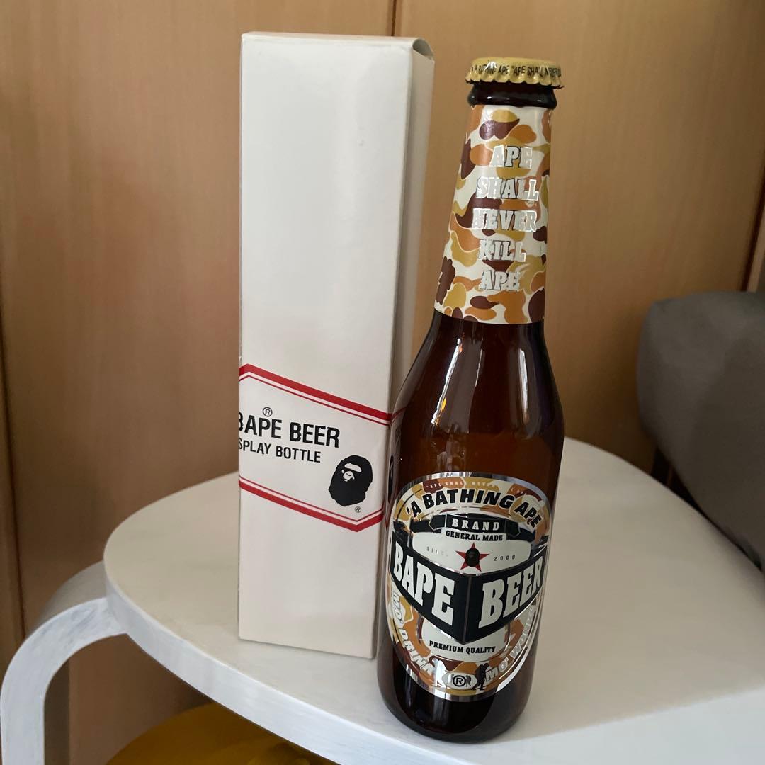 新品 BAPE BEER ディスプレイボトル エイプ アベイシングエイプ