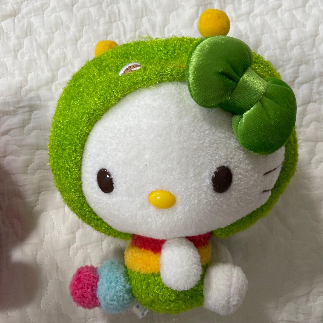 ハローキティ カラフルバグ ぬいぐるみS ちょうちょ新品 平成レトロ