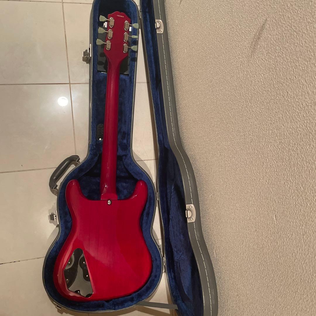 Epiphone クレストウッドカスタム　レッドエレキギター