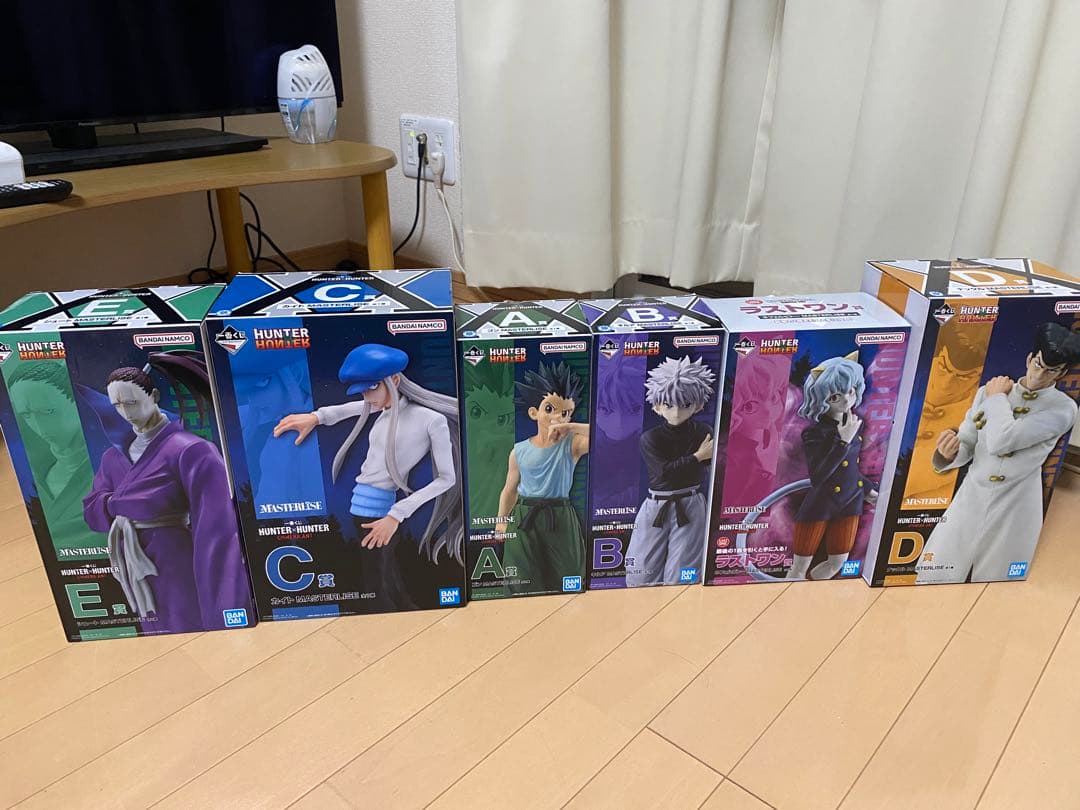 HUNTER × HUNTER一番くじフィギュア6体セット ゴンキルアナックル