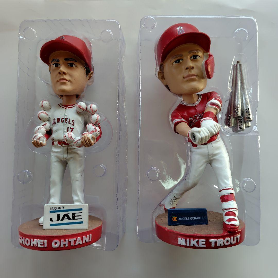 大谷翔平&マイク・トラウト ボブルヘッドセット