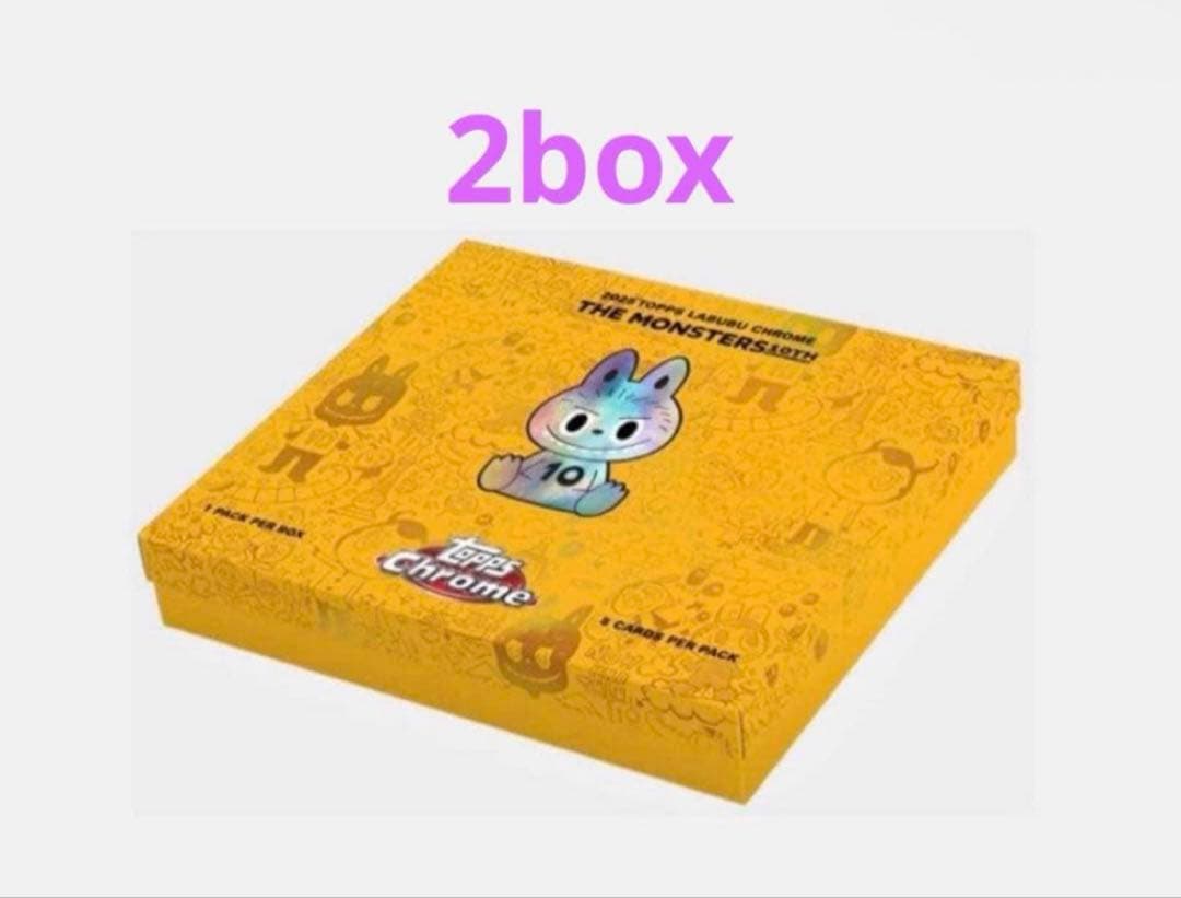 その他 2025 Topps Chrome Labubu Anniversary Box