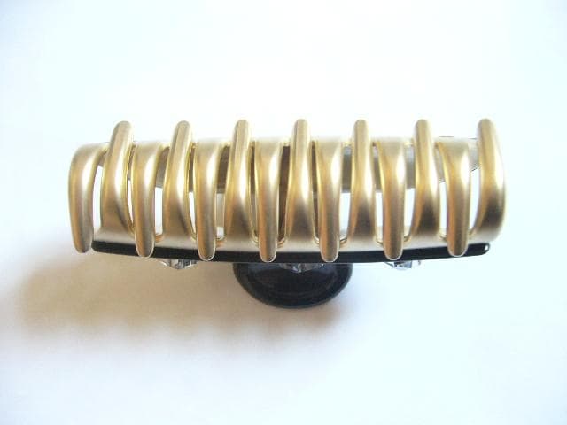 ☆美品☆レア✨アレクサンドルドゥパリ●煌めく✨蝶付きクリップ/ブラック/Mサイズ