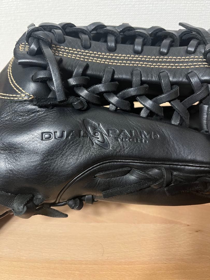 【にゃん】Rawlings 軟式グローブ 黒