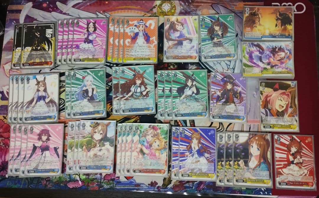 ヴァイスシュヴァルツ　ウマ娘　ストブ枝 デッキ 電源 宝 パーツ