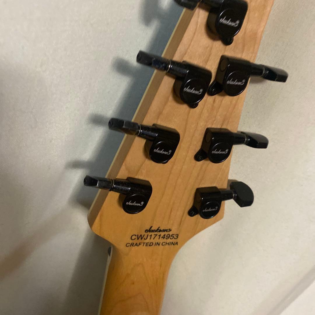 Jackson エレキギター ホワイト　7弦