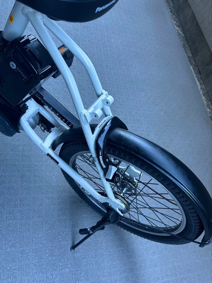 美品 Panasonic電動アシスト自転車SWBE-FSW012N前カゴ・鍵変更
