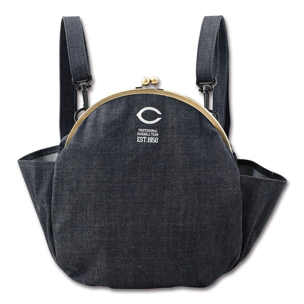 広島東洋カープ グッズ 2026 Carpデニムがま口リュック