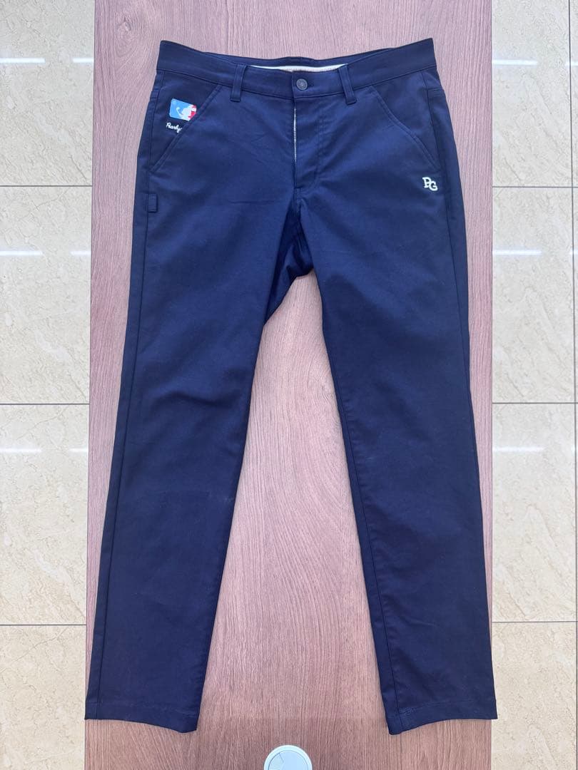PEARLY GATES ストレッチドビーツイルパンツ ネイビー（4）【中古】