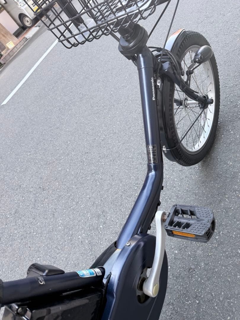 子供乗せ　パナソニック　電動アシスト自転車 チャイルドシート付き ブラック