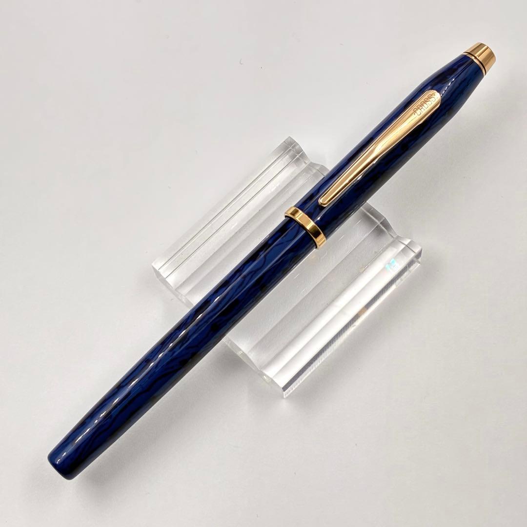 CROSS クロス センチュリー 万年筆 ブルーラッカー 18K F