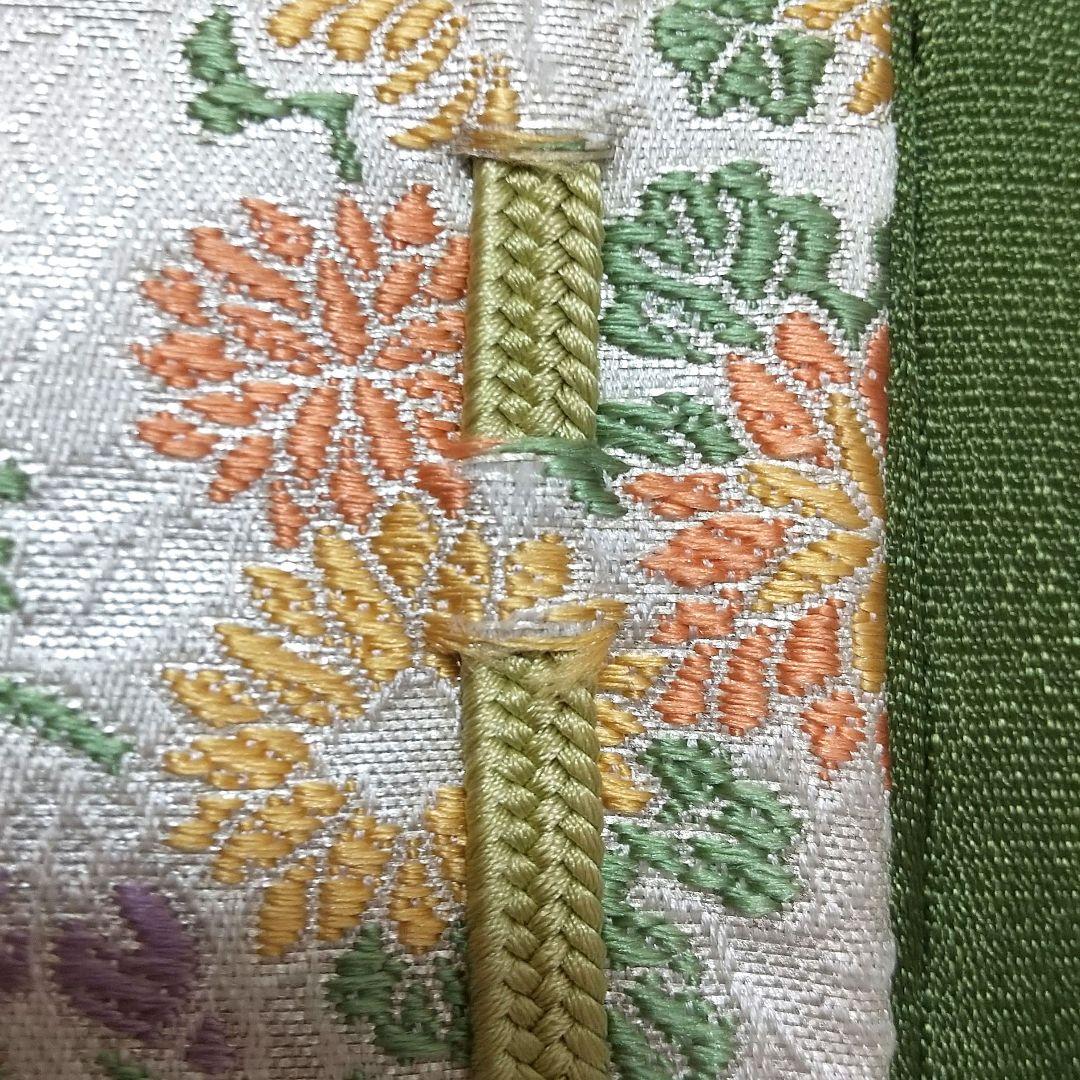 【超希少・新品・未使用】井伊家伝来裂（きれ)・菱形スキヤ（名物裂）絹100％