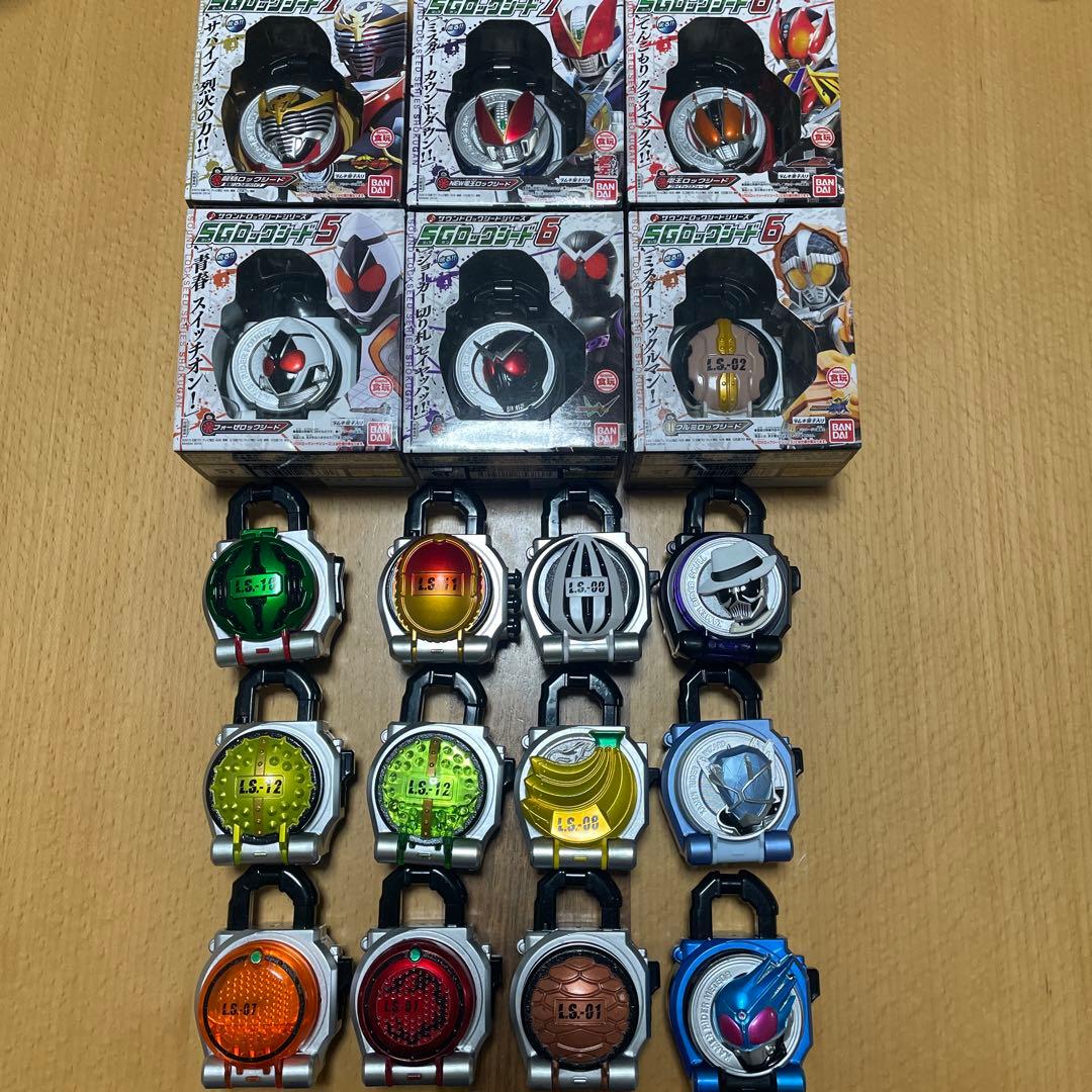 仮面ライダー鎧武　ロックシード 18個セット