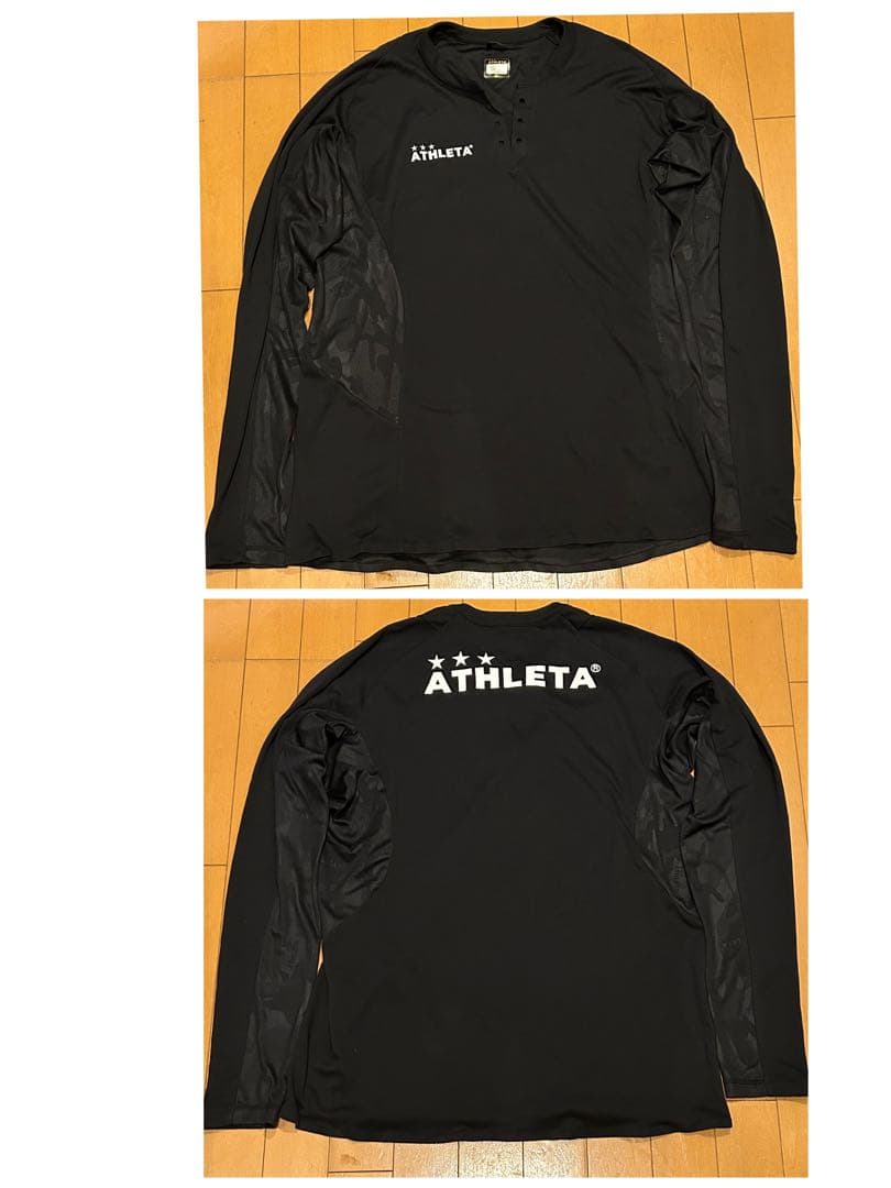 ATHLETA ORei アスレタ　オーレ　 長袖　ユニフォーム　 XO 黒色