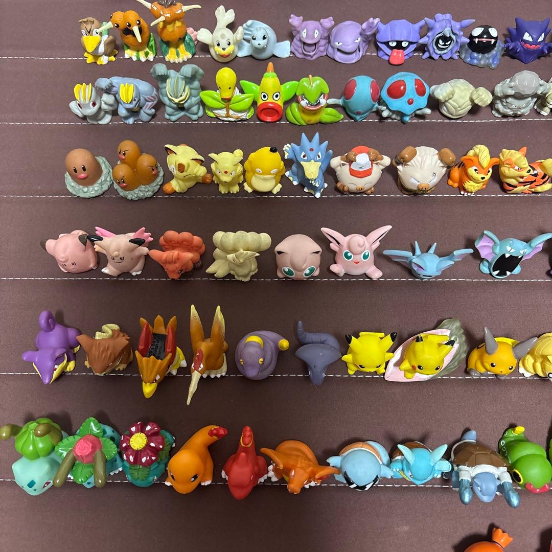 ポケモンキッズ　指人形　カントー コンプリート　初代151　ポケモン フィギュア