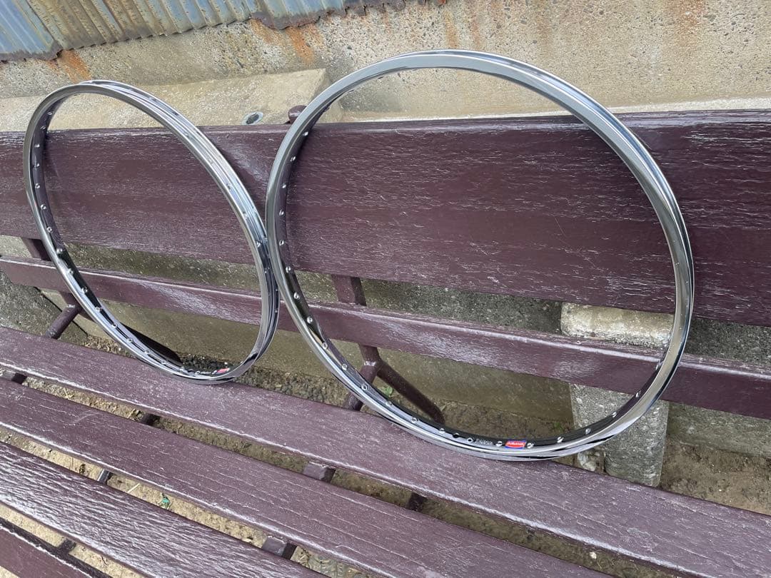 ARAYA BMXリムセット20×1 3/8 36H メッキ　デッドストック